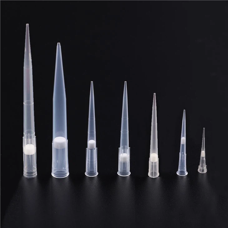 China Factory Lab liefert gelbe Pipettenspitzen 200ul mit Filter Racked