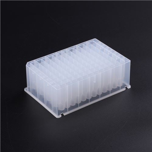 2 ml 96-Well-Deep-Well-Platten mit rundem Loch, V-Boden